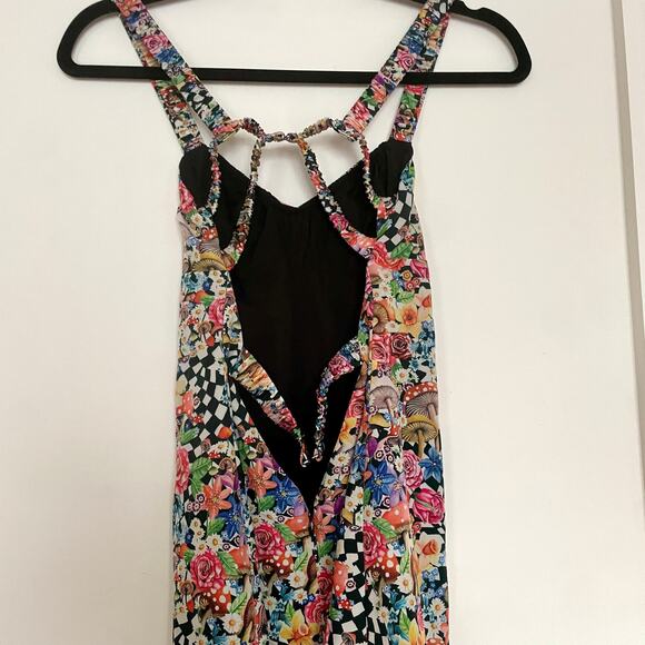For Love and Lemons June Liberty London Wonderland Mini Dress sz XS - Picture 13 of 15